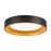 Kuzco Nix 7" Black Dimmable LED Flush Mount, Black/Gold