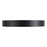 Kuzco Nix 9" Black Dimmable LED Flush Mount, Black/Gold