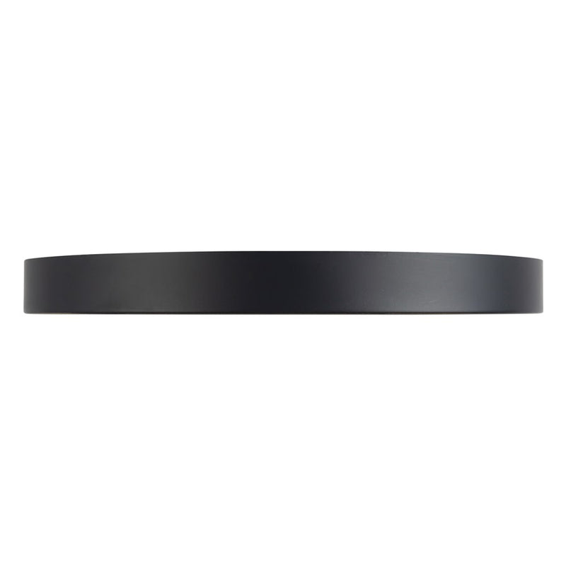 Kuzco Nix 12" Black Dimmable LED Flush Mount, Black/Gold