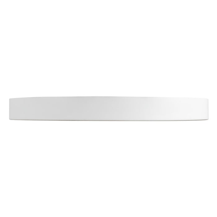 Kuzco Nix 12" Wht Dimmable LED Flush Mount, White/Gold