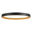Kuzco Nix 15" Blk Dim LED Flush Mount, Blk/Gold - FM0702615BKGD