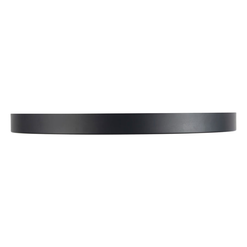 Kuzco Nix 15" Black Dimmable LED Flush Mount, Black/Gold