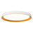 Kuzco Nix 15" Wht Dimmable LED Flush Mount, White/Gold