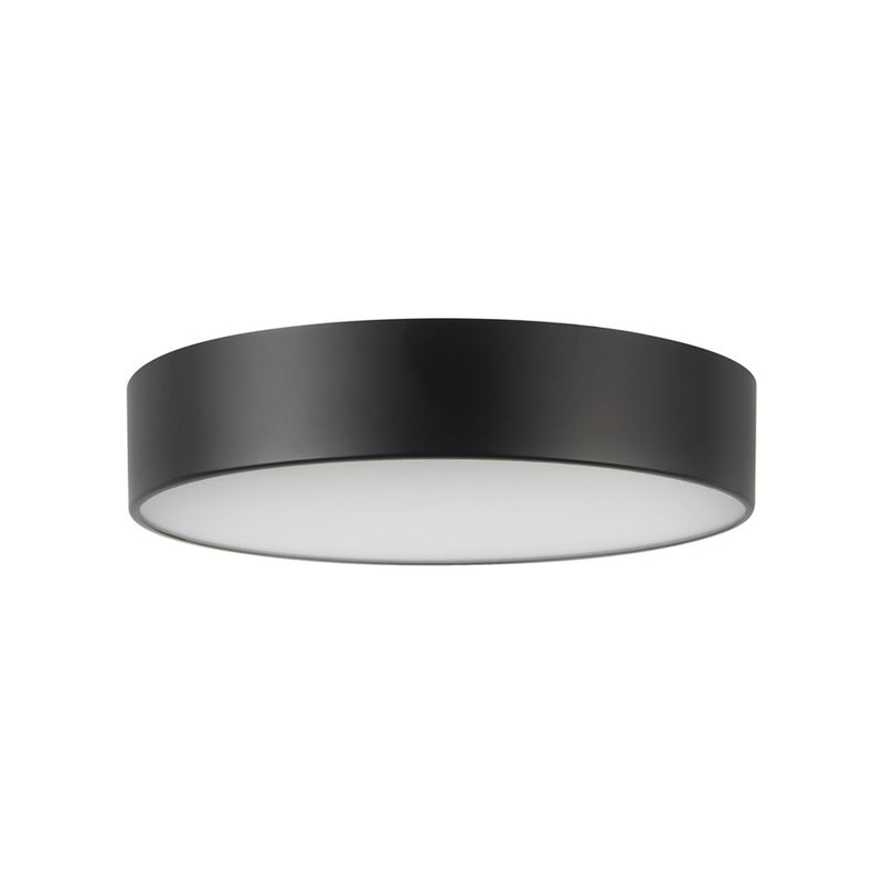 Kuzco Musa 6" Black Dimmable LED Flush Mount, Black