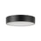 Kuzco Musa 6" Black Dimmable LED Flush Mount, Black