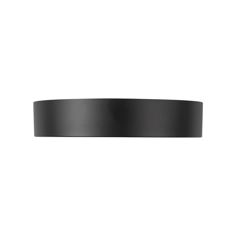 Kuzco Musa 6" Black Dimmable LED Flush Mount, Black