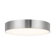 Kuzco Musa 8" Slvr Dim LED Flush Mount, Brushed Nickel - FM0703608BN