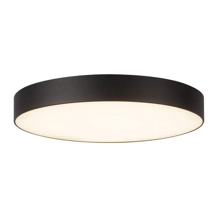 Kuzco Musa 11" Black Dimmable LED Flush Mount, Black