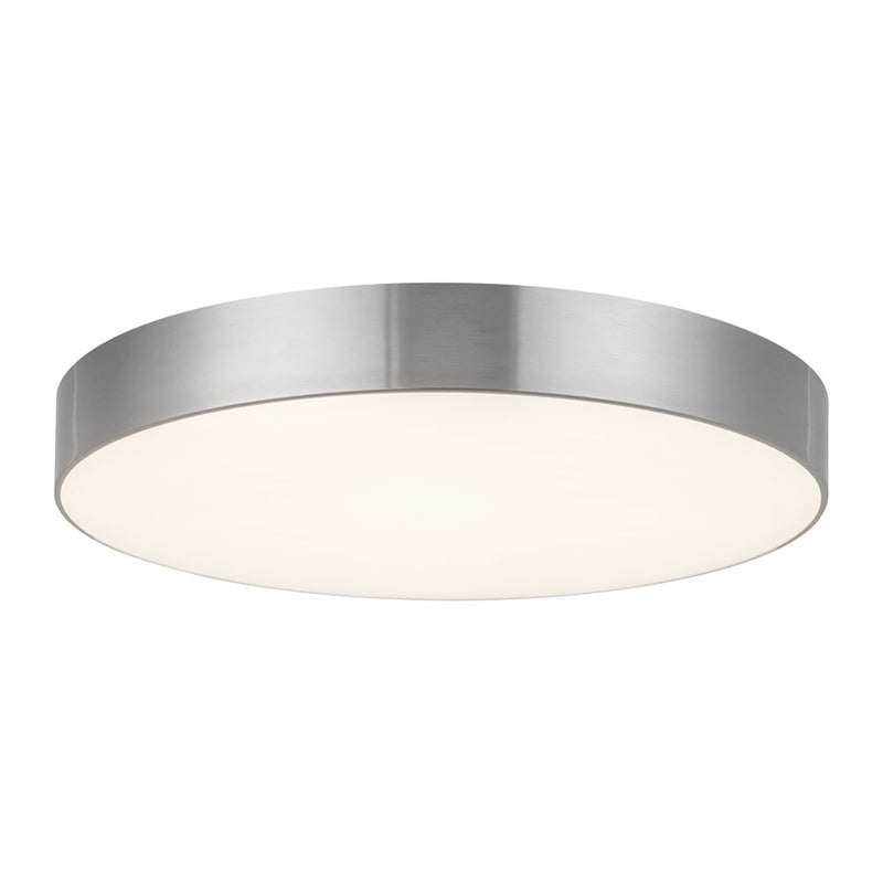 Kuzco Musa 11" Silver Dimmable LED Flush Mount, Brushed Nickel