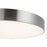 Kuzco Musa 11" Silver Dimmable LED Flush Mount, Brushed Nickel