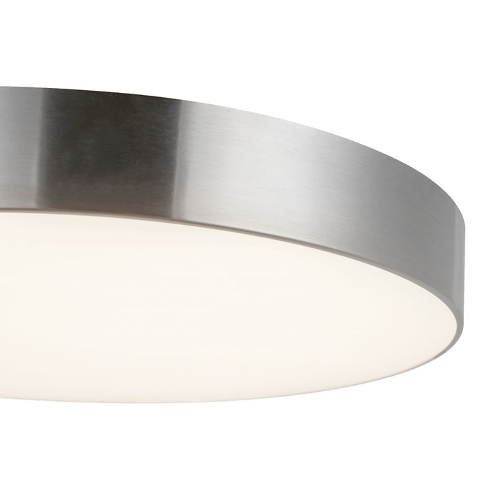 Kuzco Musa 11" Silver Dimmable LED Flush Mount, Brushed Nickel