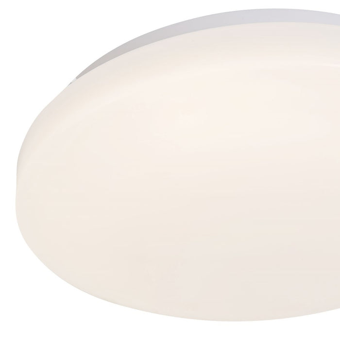 Kuzco Tio 11" Acrylic Wht Dimmable LED Flush Mount, Acrylic