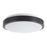 Kuzco Yanis 12" Black Dimmable LED Flush Mount, Black