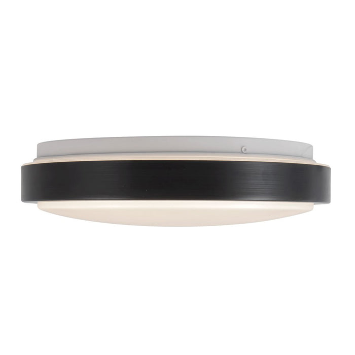 Kuzco Yanis 12" Black Dimmable LED Flush Mount, Black