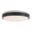 Kuzco Yanis 12" Black Dimmable LED Flush Mount, Black