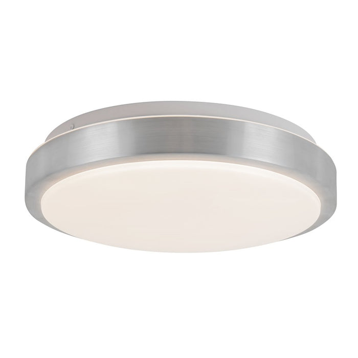 Kuzco Yanis 12" Brushed Nickel Dim LED Flush Mt, Brushed Nickel - FM0713312BN
