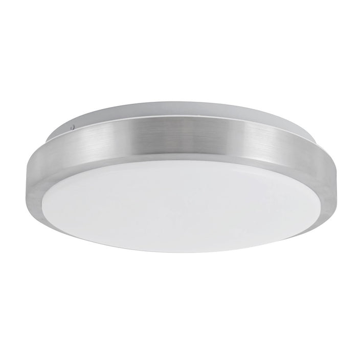 Kuzco Yanis 12" Brushed Nickel Dimmable LED Flush Mount, Brushed Nickel