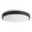 Kuzco Yanis 16" Black Dimmable LED Flush Mount, Black