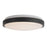 Kuzco Yanis 16" Black Dimmable LED Flush Mount, Black