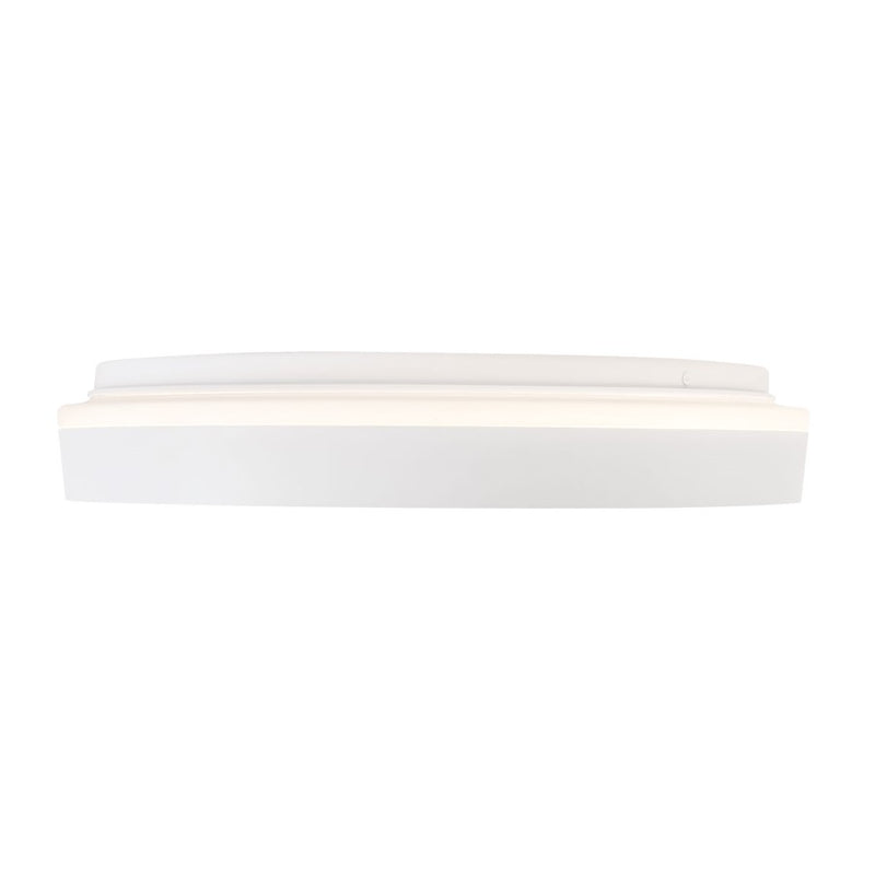 Kuzco Beanie 15" Wht Dimmable LED Flush Mount, White