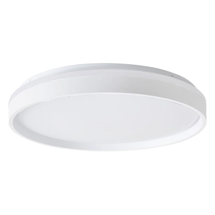 Kuzco Beanie 19" Wht Dimmable LED Flush Mount, White