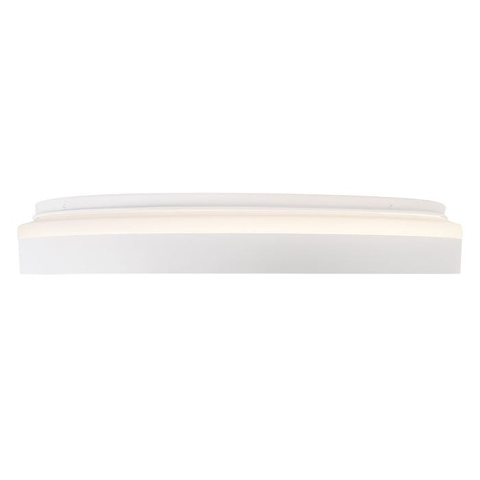 Kuzco Beanie 19" Wht Dimmable LED Flush Mount, White