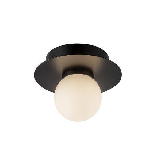 Kuzco Elixir 6" LED Flush Mount, Black/Steel Shade
