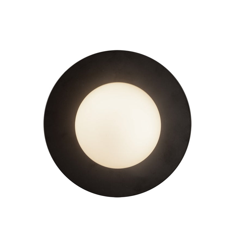 Kuzco Elixir 6" LED Flush Mount, Black/Steel Shade