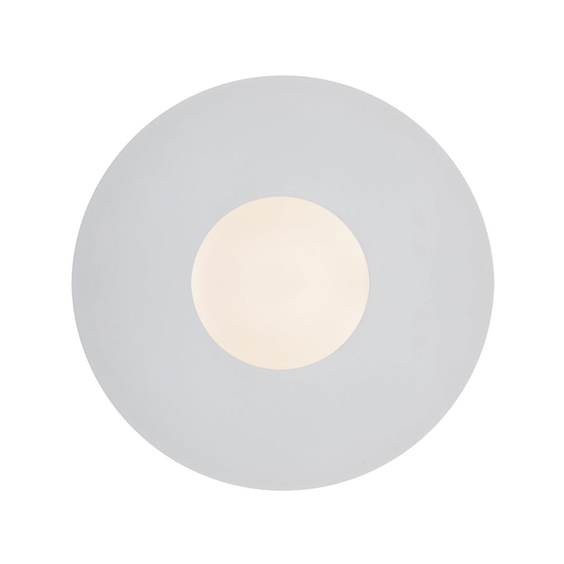 Kuzco Elixir 10" LED Flush Mount, Chrome/Steel Shade