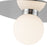 Kuzco Elixir 10" LED Flush Mount, Chrome/Steel Shade