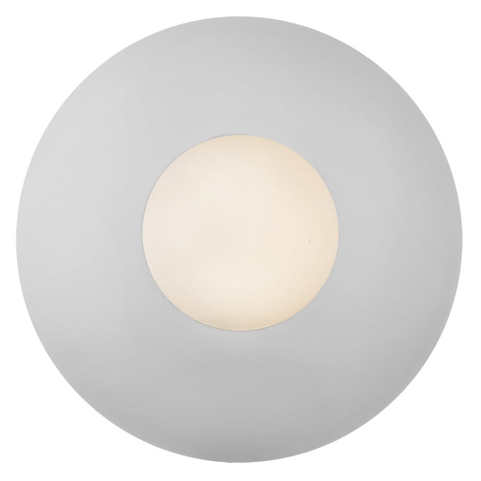 Kuzco Elixir 14" LED Flush Mount, Chrome/Steel Shade