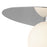 Kuzco Elixir 14" LED Flush Mount, Chrome/Steel Shade