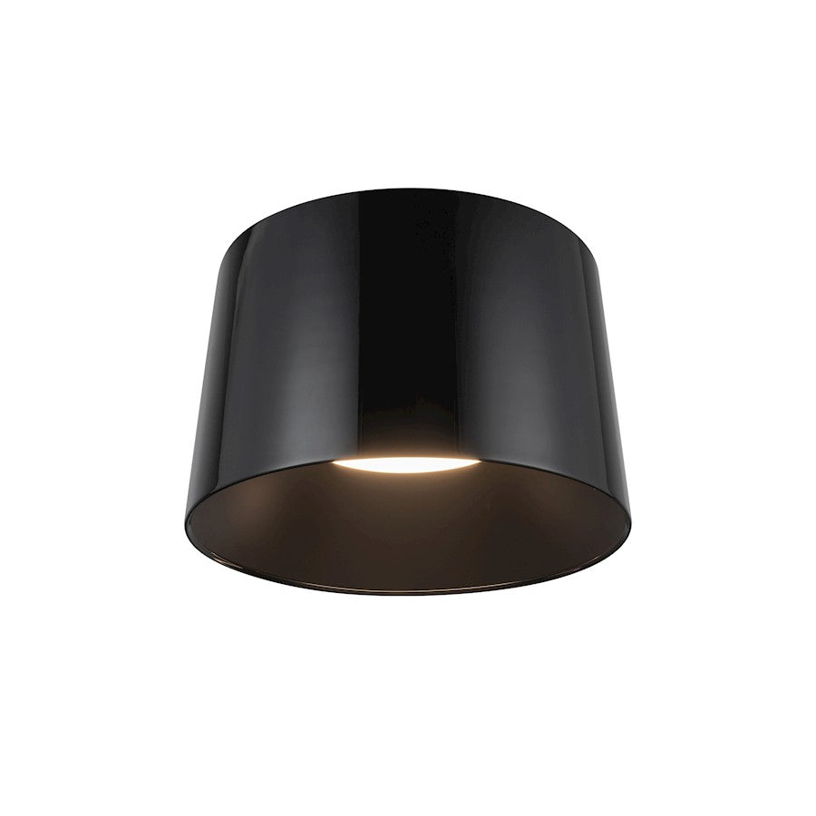 Kuzco Etta 12" Flush Mount, Jet Black - FM16512-JB-3WCCT-UNV