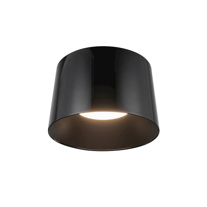 Kuzco Etta 12" Flush Mount, Jet Black