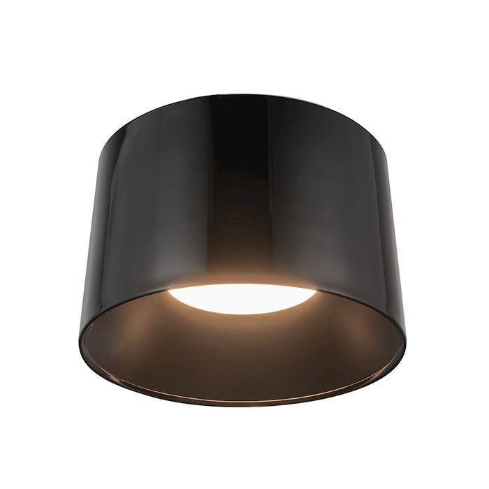 Kuzco Etta 20" Flush Mount, Jet Black