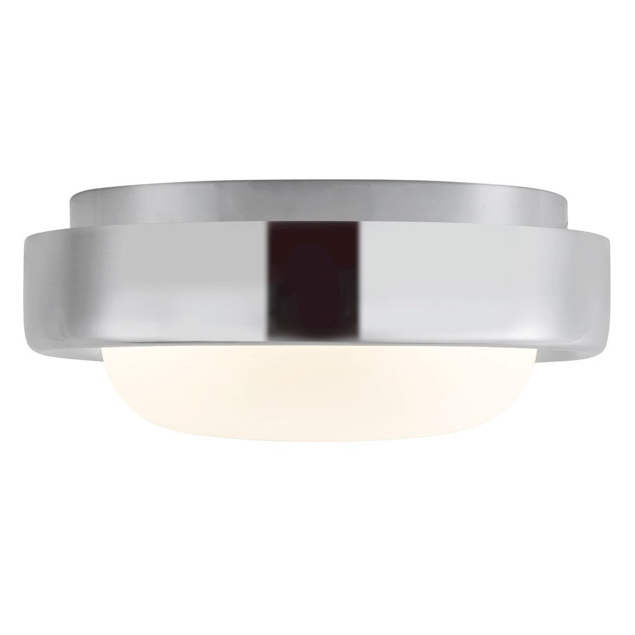 Kuzco Pebble 8" Slvr Dim LED Flush Mount, Chrome - FM17308-CH