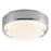 Kuzco Pebble 8" Silver Dimmable LED Flush Mount, Chrome