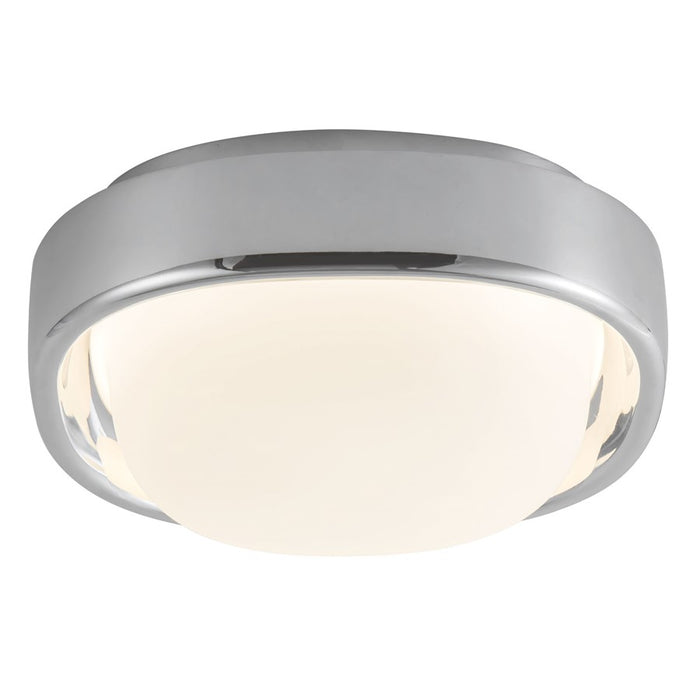Kuzco Pebble 8" Silver Dimmable LED Flush Mount, Chrome