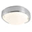 Kuzco Pebble 8" Silver Dimmable LED Flush Mount, Chrome