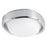 Kuzco Pebble 8" Silver Dimmable LED Flush Mount, Chrome