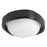 Kuzco Pebble 8" Black Dimmable LED Flush Mount, Glossy Black