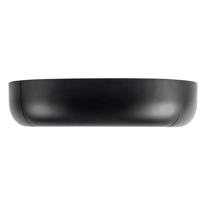 Kuzco Folio 15" Blk Dim LED Flush Mount, Blk - FM21514-BK