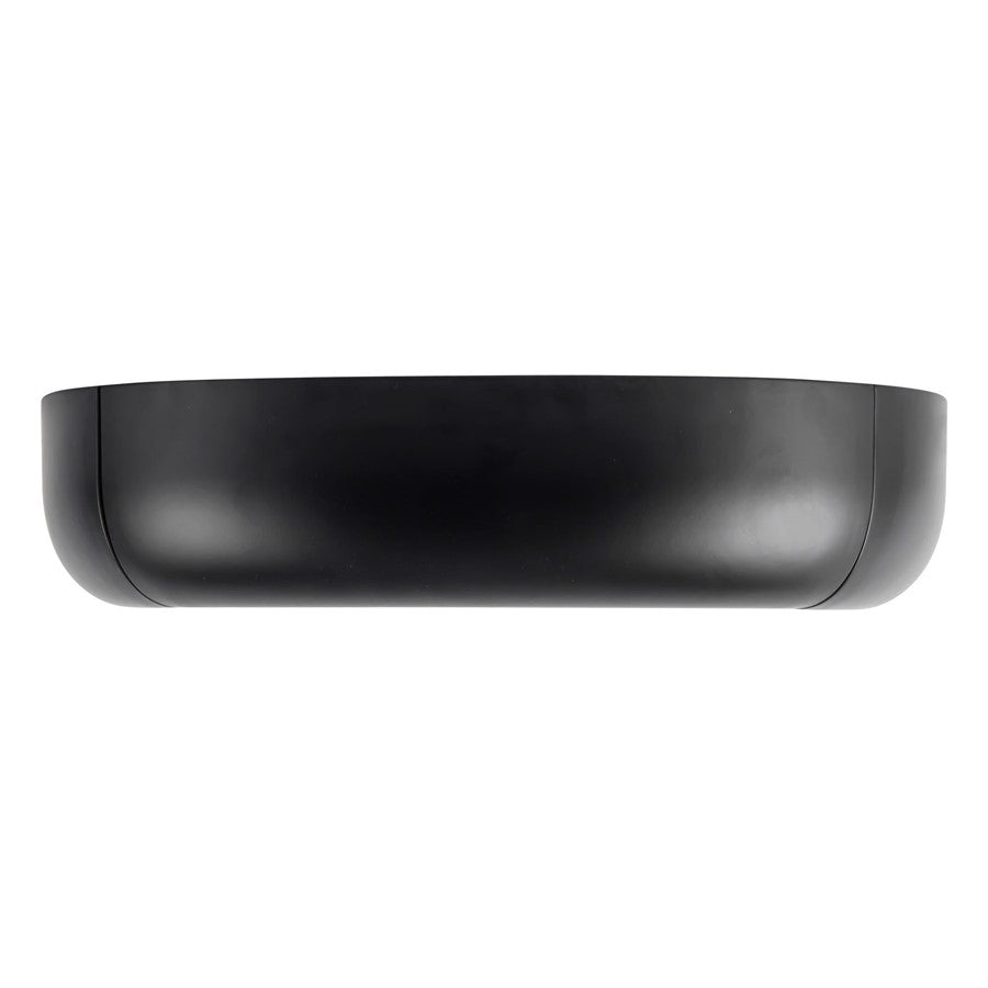 Kuzco Folio 15" Blk Dim LED Flush Mount, Blk - FM21514-BK
