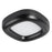 Kuzco Folio 15" Black Dimmable LED Flush Mount, Black