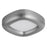Kuzco Folio 15" Silver Dimmable LED Flush Mount, Space Gray
