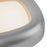 Kuzco Folio 15" Silver Dimmable LED Flush Mount, Space Gray