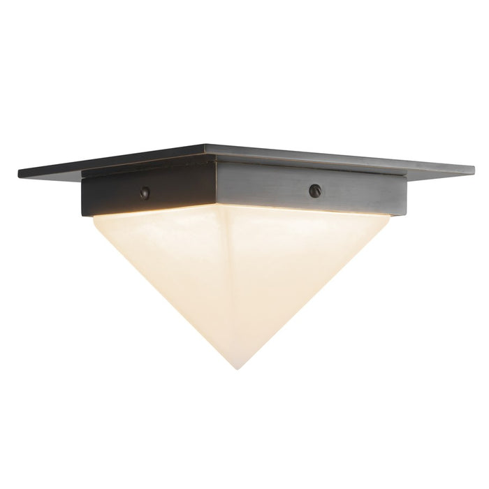 Kuzco Mineral 4" Blk Flush Mount, Urban Brz/Alabaster - FM345084UBAR