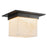 Kuzco Mineral 5.5" Blk Flush Mount, Urban Brz/Alabaster - FM356085UBAR