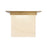 Kuzco Mineral 11" Brass Flush Mount, Patina Brass/Alabaster