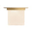 Kuzco Mineral 11" Brass Flush Mount, Patina Brass/Opal Glass
